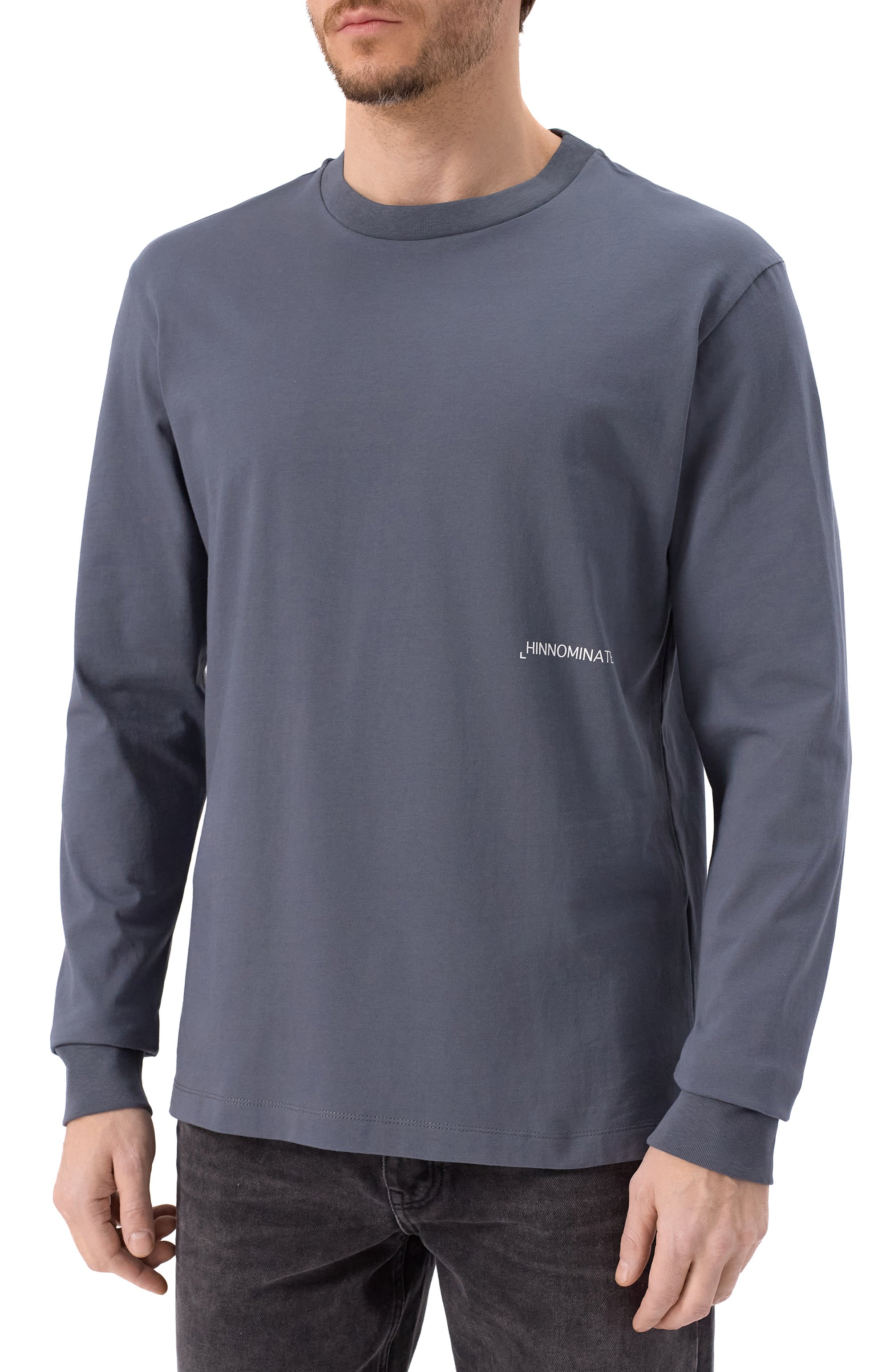 Хлопковый лонгслив HINNOMINATE, арт. HMABM01307, фото 3