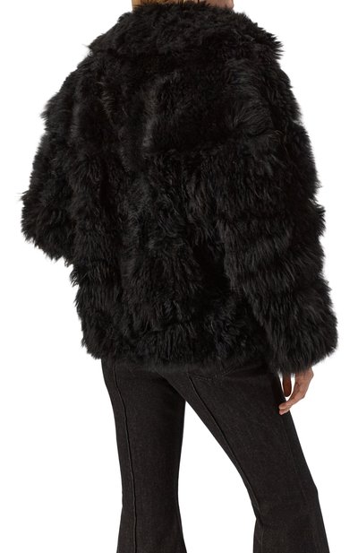 Шуба из козы SIMONETTA RAVIZZA черного цвета по цене 342500 руб., арт. F05JA361H13SP, фото 4 Шуба из козы SIMONETTA RAVIZZA, арт. F05JA361H13SP, фото 4