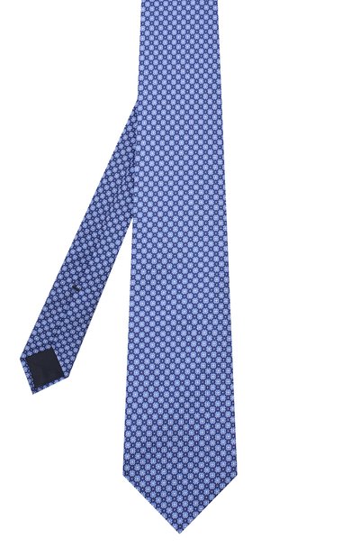 Шелковый галстук CORNELIANI синего цвета по цене 15650 руб., арт. 83U302-9120386/00, фото 2 Шелковый галстук CORNELIANI, арт. 83U302-9120386/00, фото 2