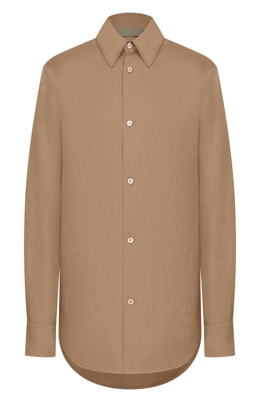Рубашка изо льна и шелка MVST M26.2PW.B013/F123 LIN0 SETA Бежевый M26.2PW.B013/F123 LIN0 SETA