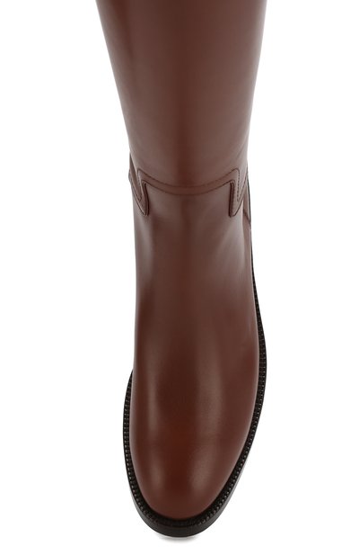 Кожаные сапоги BURBERRY, арт. 8023887, фото 5