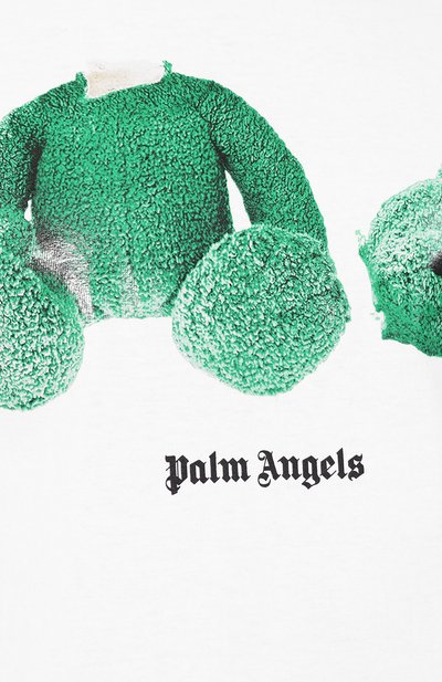 Хлопковая футболка PALM ANGELS, арт. PMAA001F194130030140, фото 5