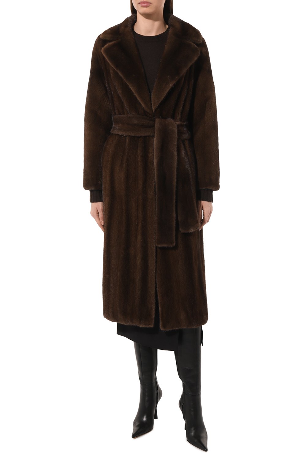 Шуба из меха норки GIULIA GURMAN, арт. CJ10240125DB5, фото 3