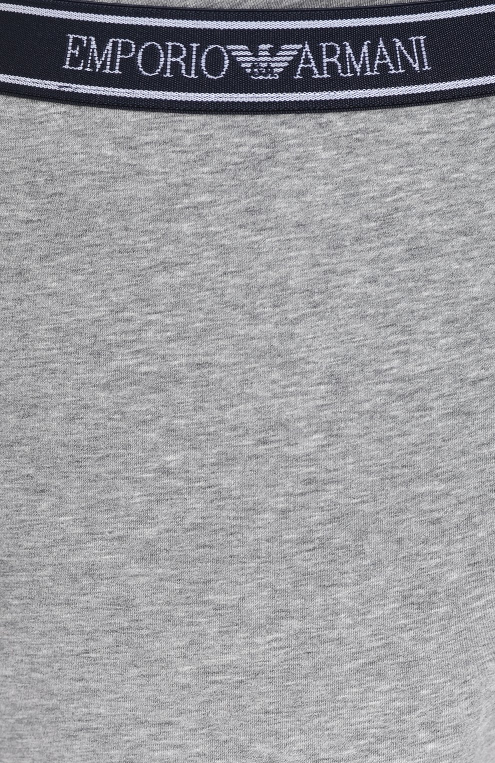 Хлопковые мини-шорты с эластичным поясом EMPORIO ARMANI, арт. 164077/8P317, фото 5
