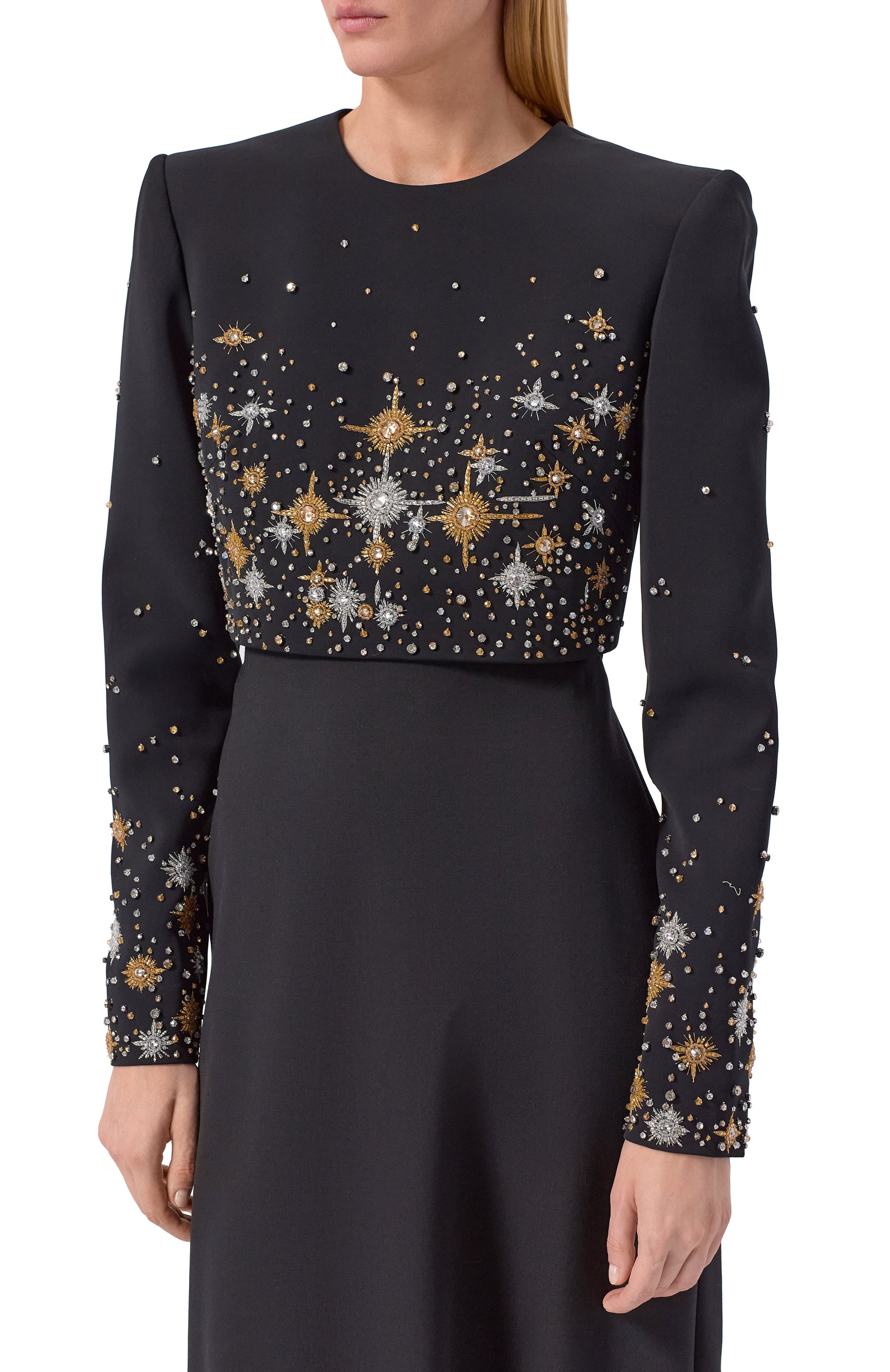 Топ с отделкой стразами ZUHAIR MURAD, арт. PTP25026/CRCA018, фото 3