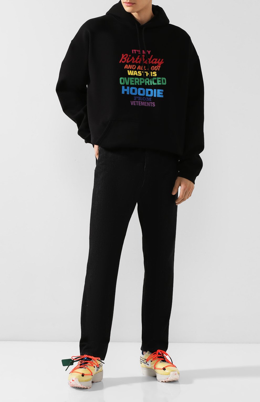 Кроссовки off-white x nike vapor street "tour yellow" OFF-WHITE, арт. 0WIA211G19FAB0011810/M, фото 2