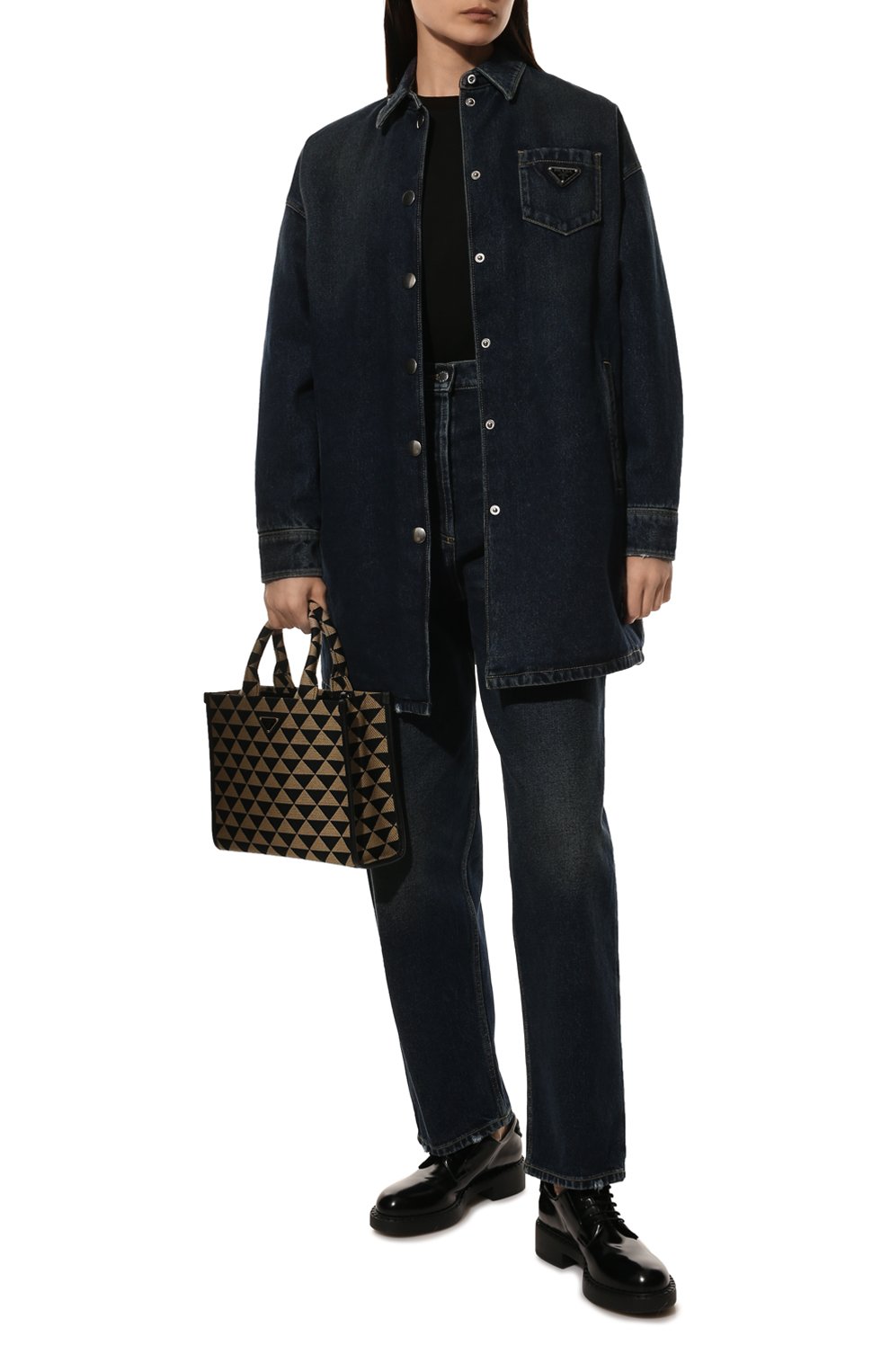 Джинсовая рубашка PRADA, арт. GFC040-10UJ-F0008-212, фото 2