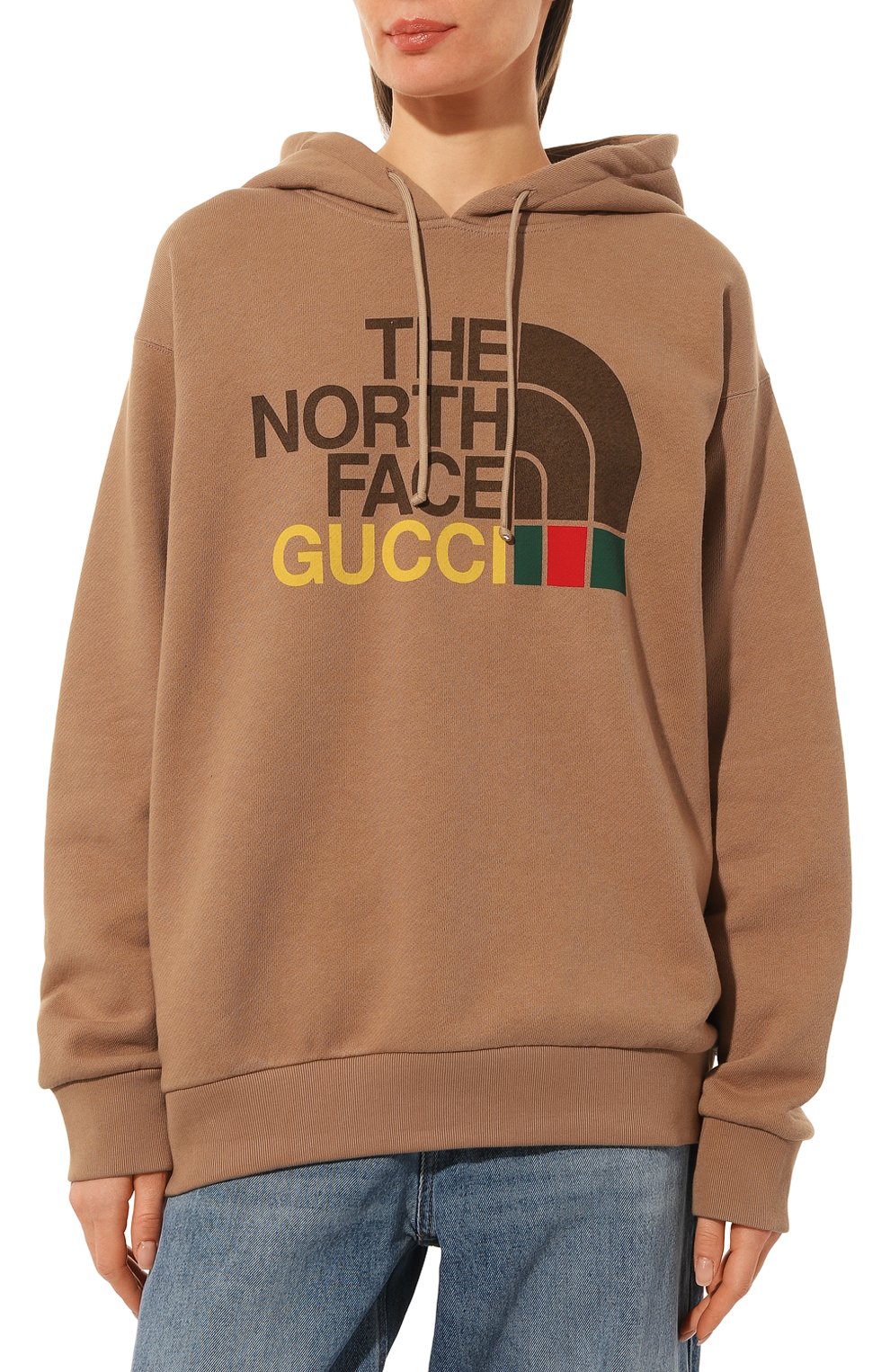 Хлопковое худи the north face x gucci GUCCI, арт. 615061 XJDBY, фото 3