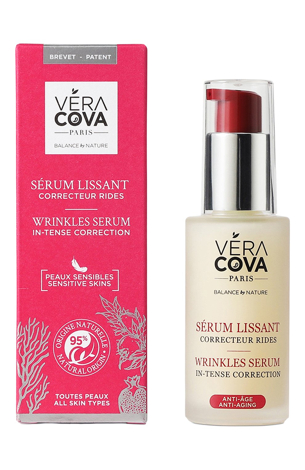 Сыворотка с пептидами и минералами для интенсивной коррекции морщин (30ml) VERACOVA, арт. 3770006076138, фото 2