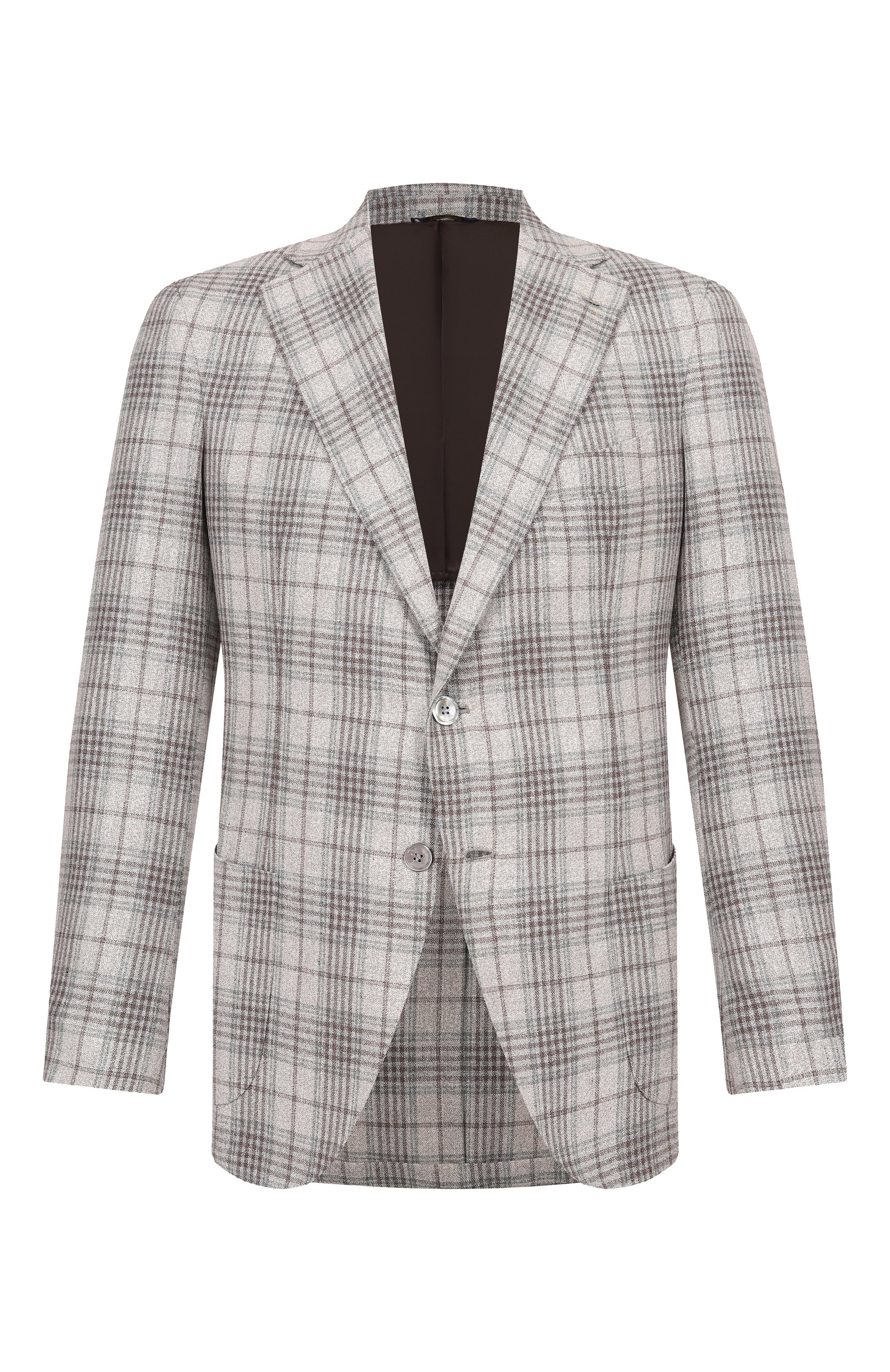 Пиджак из шелка и шерсти ANDREA CAMPAGNA, арт. SALINA C0N SPALLINA BASSA/T26139, фото 1