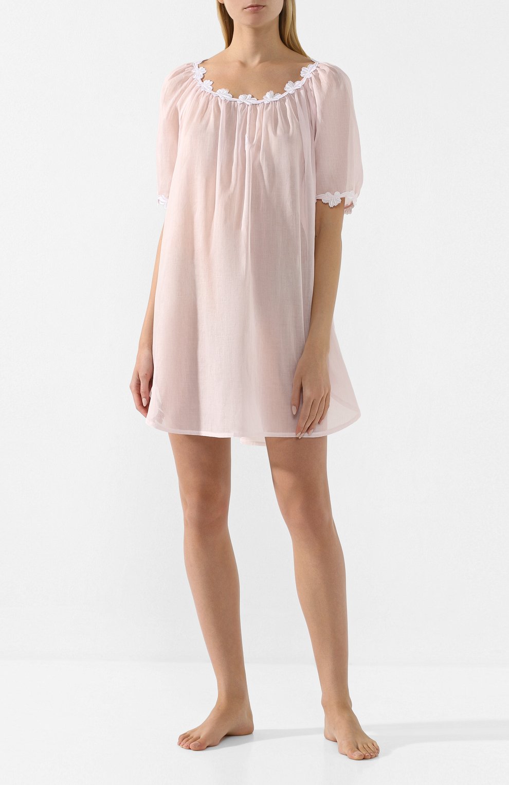 Хлопковая сорочка CELESTINE розового цвета по цене 19600 руб., арт. 20000733/PALACE HEMD, фото 2 Хлопковая сорочка CELESTINE, арт. 20000733/PALACE HEMD, фото 2