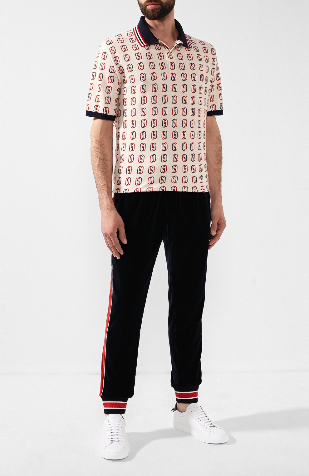 Хлопковое поло GUCCI, арт. 575221/XJBAH, фото 2
