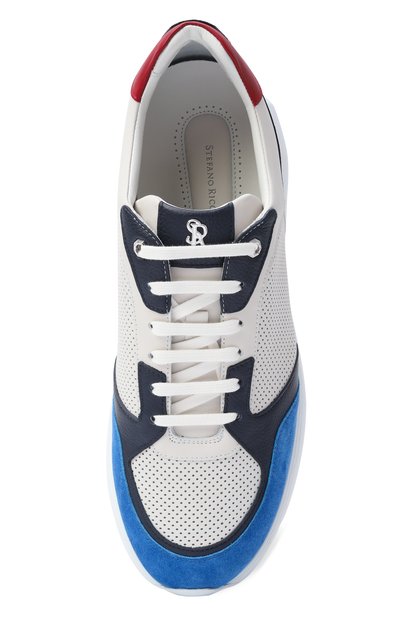 Кожаные кроссовки STEFANO RICCI, арт. UV098G6680/SDPMWY, фото 5