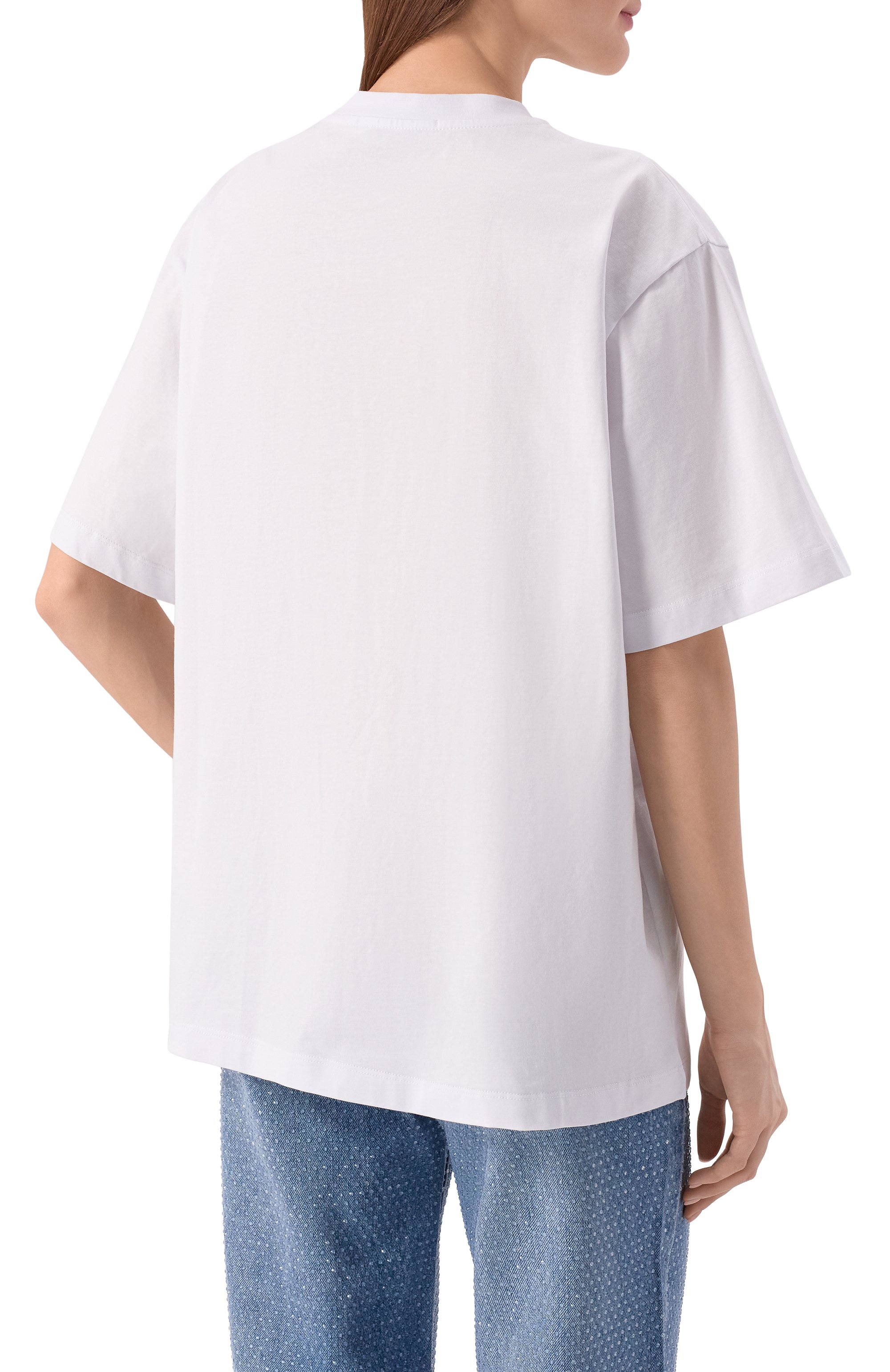 Хлопковая футболка MSGM, арт. 4041MDM132D/267002, фото 4