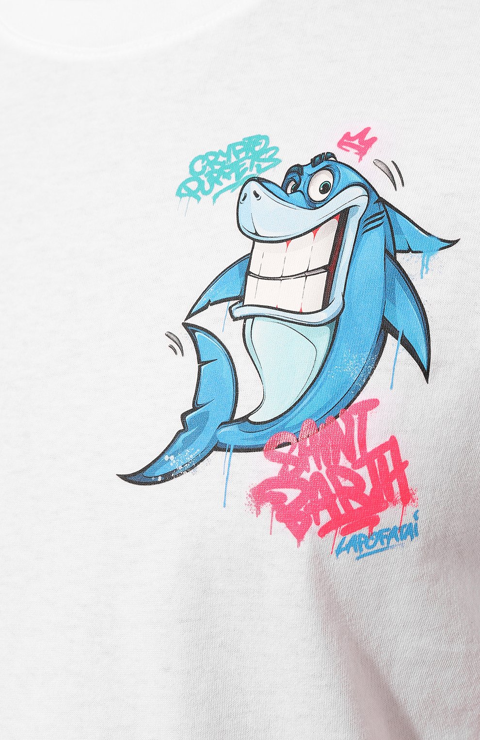 Хлопковая футболка crypto puppets x mc2 saint barth MC2 SAINT BARTH, арт. STBM/P0RT0FIN0/06500D, фото 5