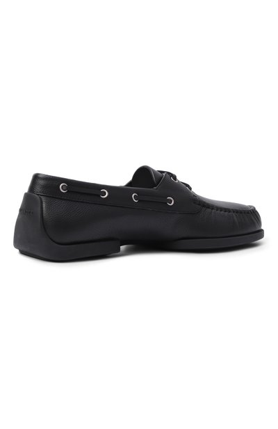 Кожаные топсайдеры JIL SANDER черного цвета по цене 108000 руб., арт. J33WR0022/P7582, фото 5 Кожаные топсайдеры JIL SANDER, арт. J33WR0022/P7582, фото 5