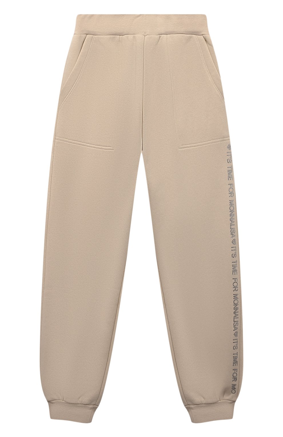 Хлопковые джоггеры MONNALISA, арт. 17B401, фото 1