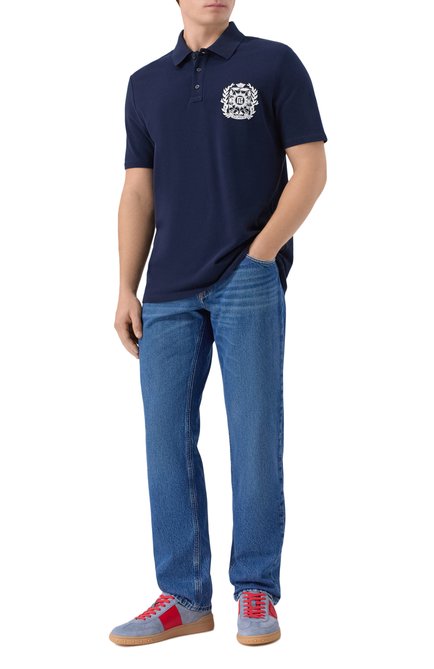 Мужское хлопковое поло BALMAIN, арт. FH1GC035/GE96