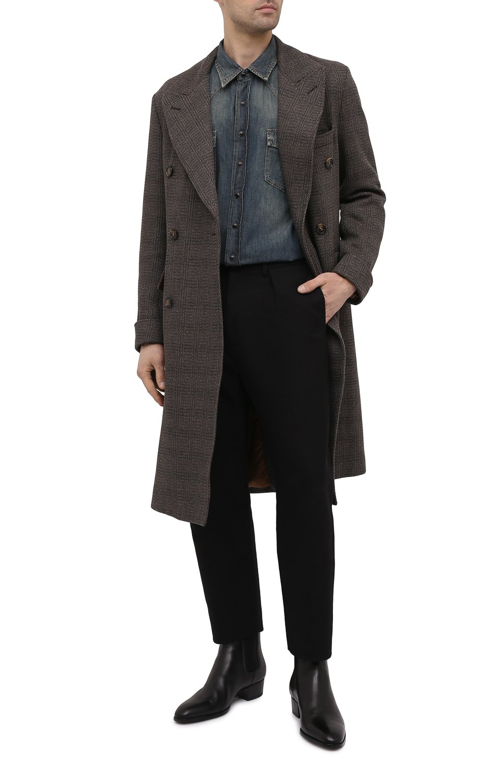 Джинсовая рубашка SAINT LAURENT, арт. 597059/Y880U, фото 2