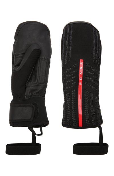 Комбинированные варежки PRADA, арт. 4GG114-3K5X-F0002, фото 3