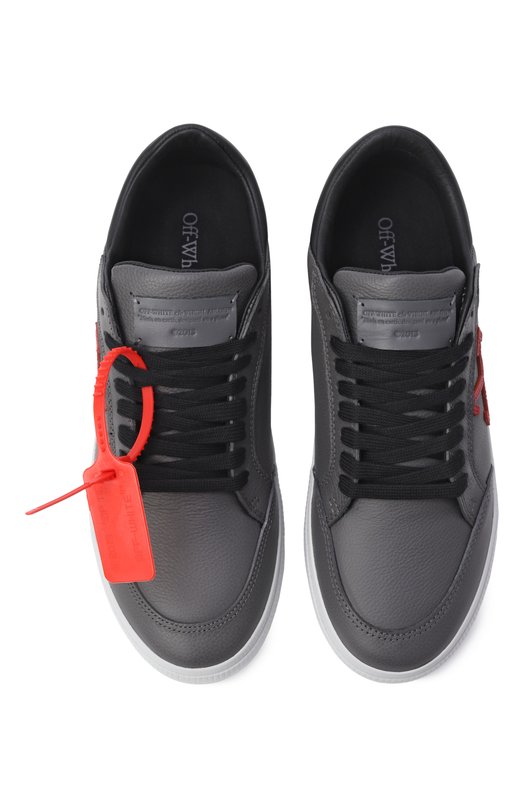 Кожаные кеды Vulc Off-White 0MIA293S26LEA001 Серый  0MIA293S26LEA001 Фото 5