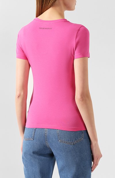 Хлопковая футболка EMPORIO ARMANI, арт. 3H2T8A/2J07Z, фото 4