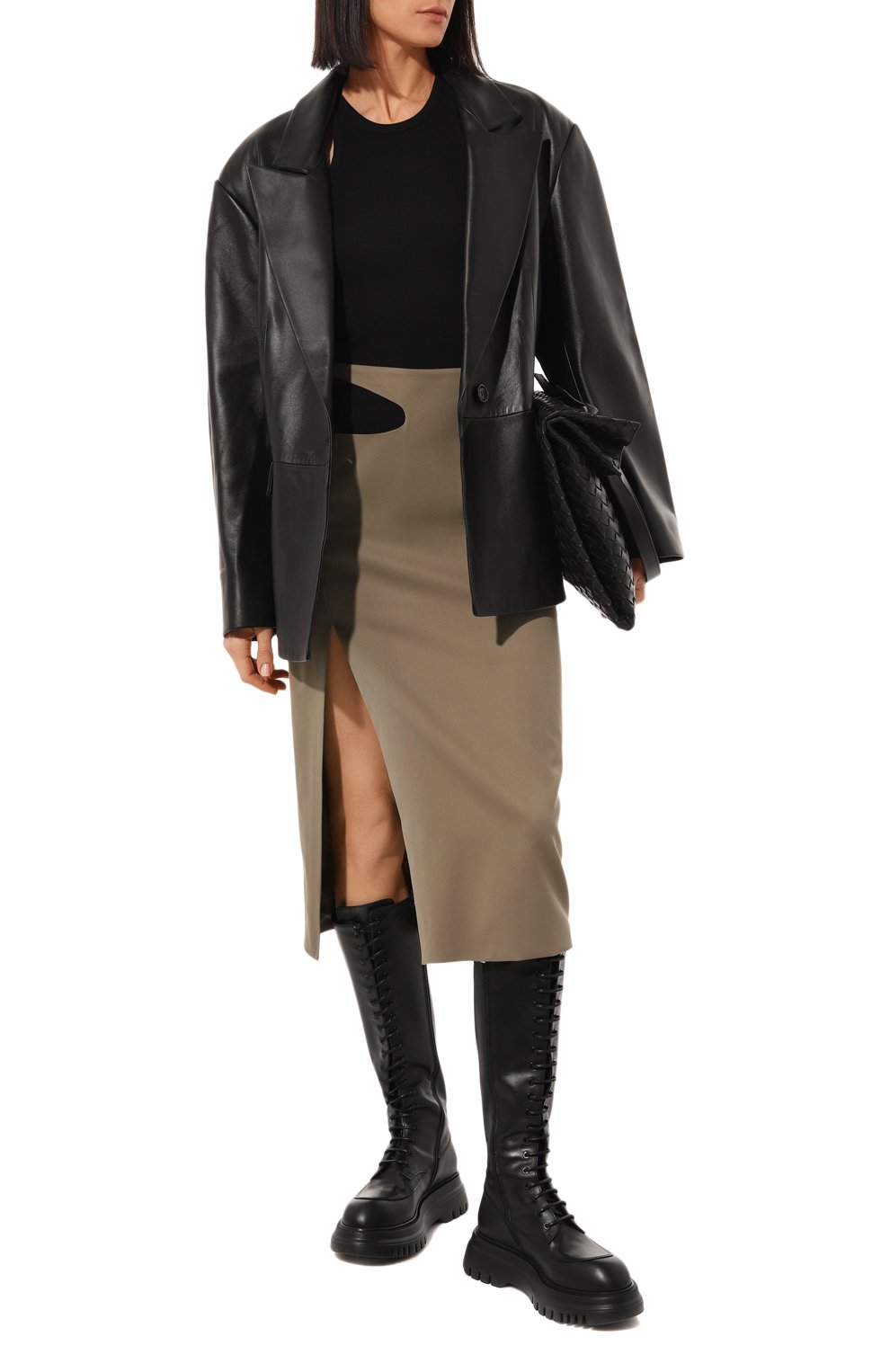 Кожаный жакет MAINLESS, арт. LJ22-01-01-BL, фото 2