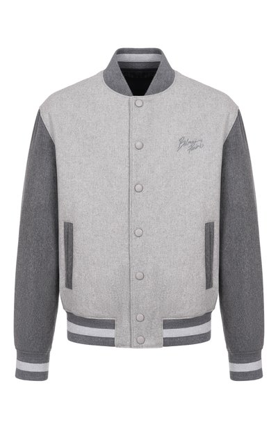 Мужской бомбер из шерсти и кашемира BALMAIN, арт. GH1TFA73/MI13