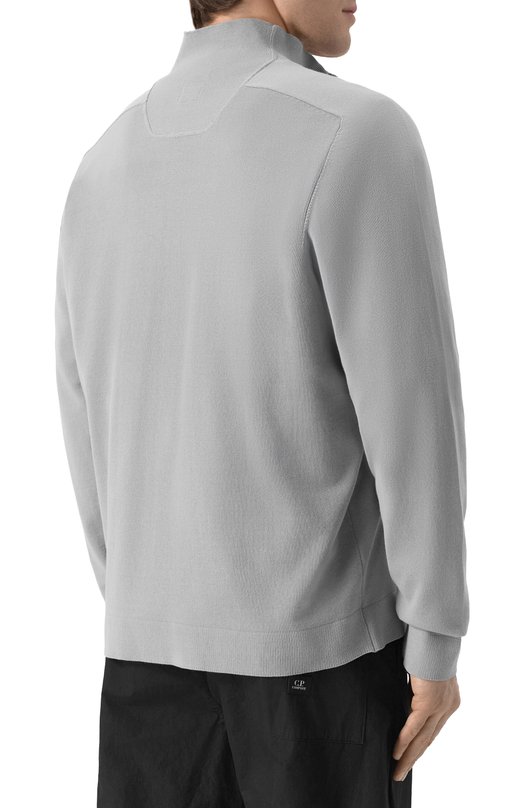 Хлопковый джемпер C.P. Company 20CLKN064A/110578A Серый  20CLKN064A/110578A Фото 4