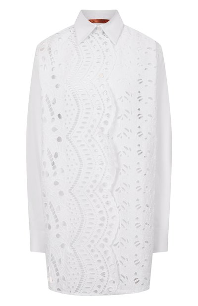 Женский хлопковая рубашка ERMANNO SCERVINO, арт. D464K613RXT