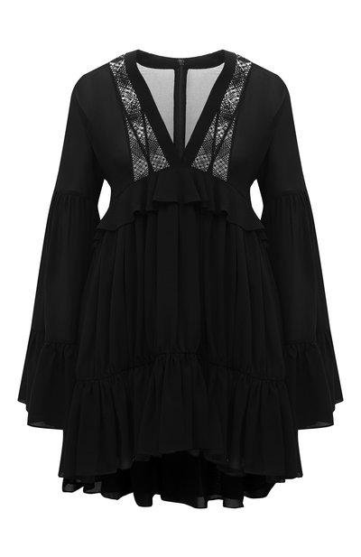 Женское шелковое платье SAINT LAURENT, арт. 646168/Y3C07