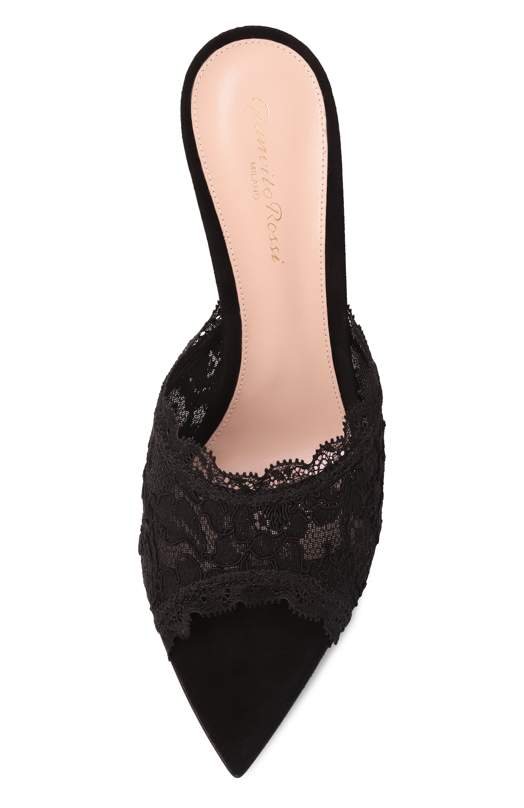 Текстильные мюли claudia 85  GIANVITO ROSSI, арт. G10114.85RIC.LRMNENN, фото 6