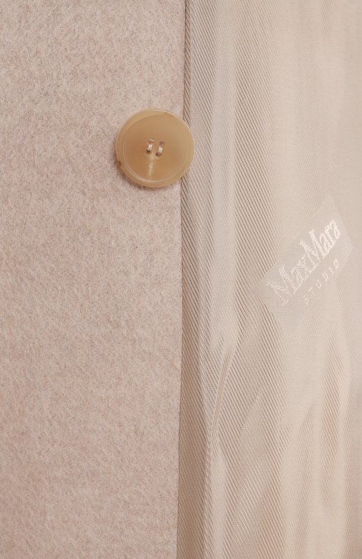 Кашемировое пальто Max Mara Studio C0LLAGE Бежевый  C0LLAGE Фото 7