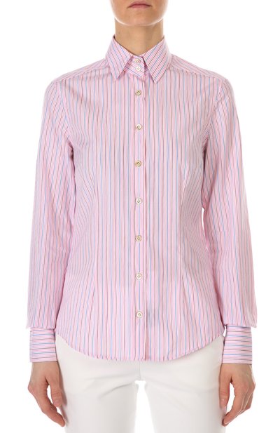 Блуза KITON розового цвета по цене 72600 руб., арт. D23409/H5158, фото 2 Блуза KITON, арт. D23409/H5158, фото 2