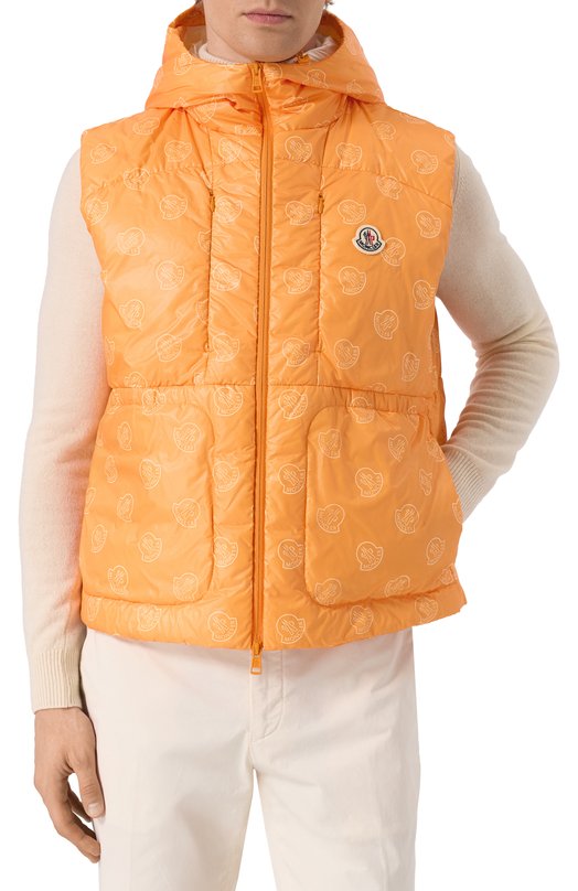 Пуховый жилет Alkarab Moncler 1A00168/M3001 Оранжевый  1A00168/M3001 Фото 3