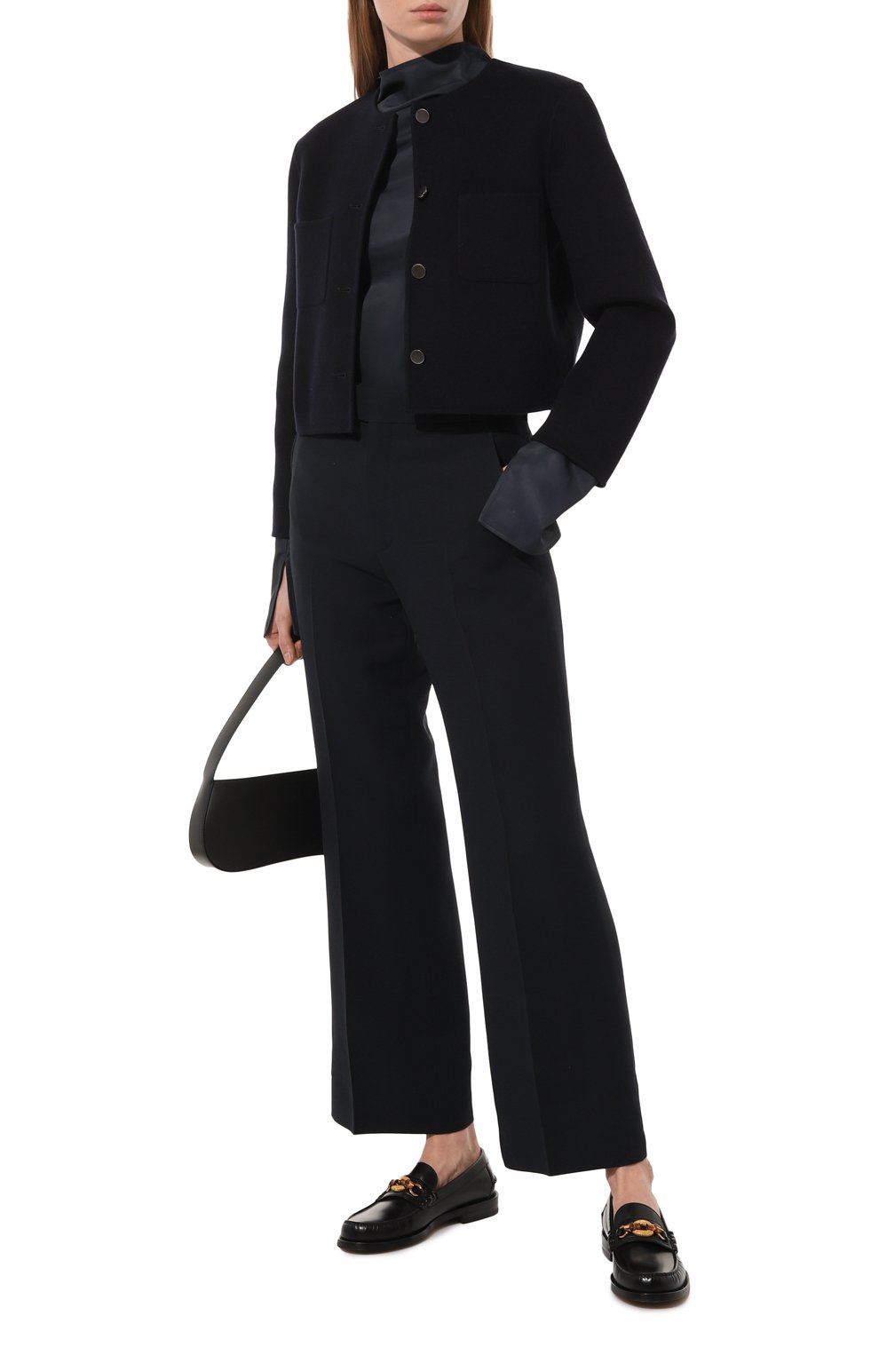 Брюки из шелка и шерсти GUCCI, арт. 661739 ZAD88, фото 2