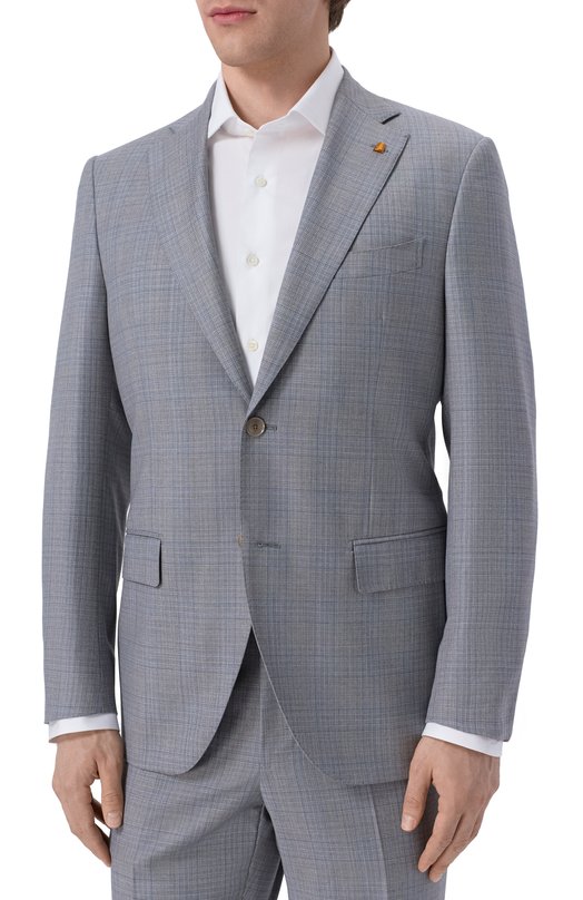 Шерстяной костюм Sartoria Latorre A6I7EF/QJ0703 Серый  A6I7EF/QJ0703 Фото 2