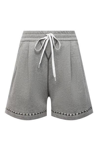 Женские хлопковые шорты MIU MIU, арт. MJP267-1Z9J-F0031