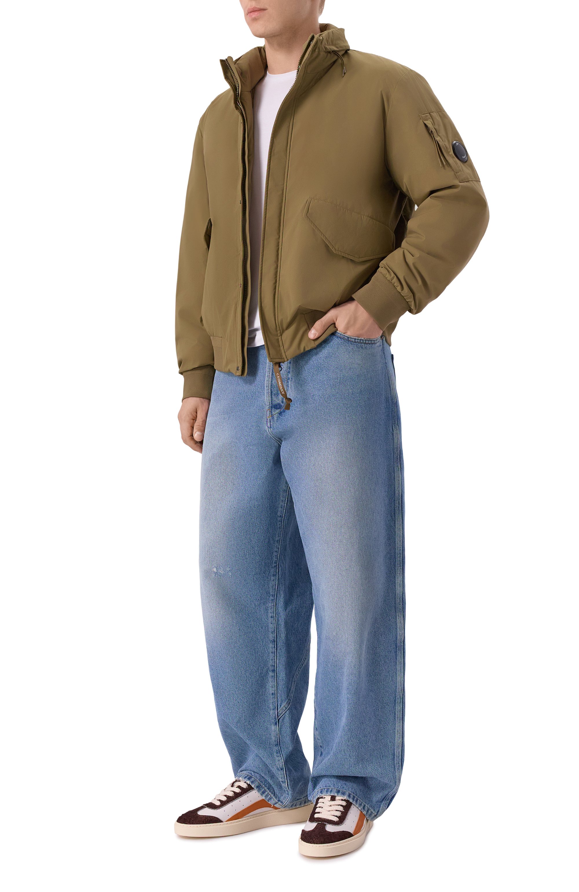 Утепленный бомбер C.P. COMPANY, арт. 19CM0W007A110264A, фото 2