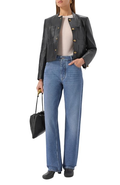 Кожаный жакет BOTTEGA VENETA, арт. 843999/V5BX0, фото 2