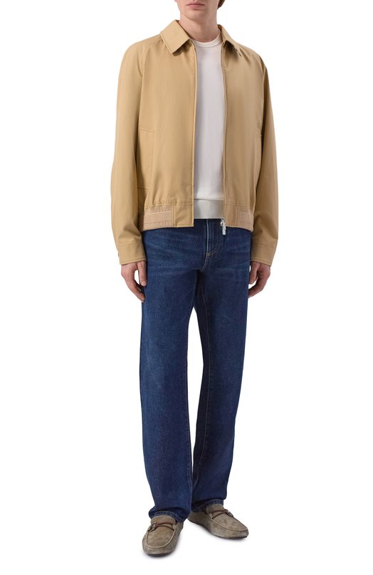 Замшевые мокасины Gancini Ferragamo 02B796/789 Бежевый  02B796/789 Фото 2