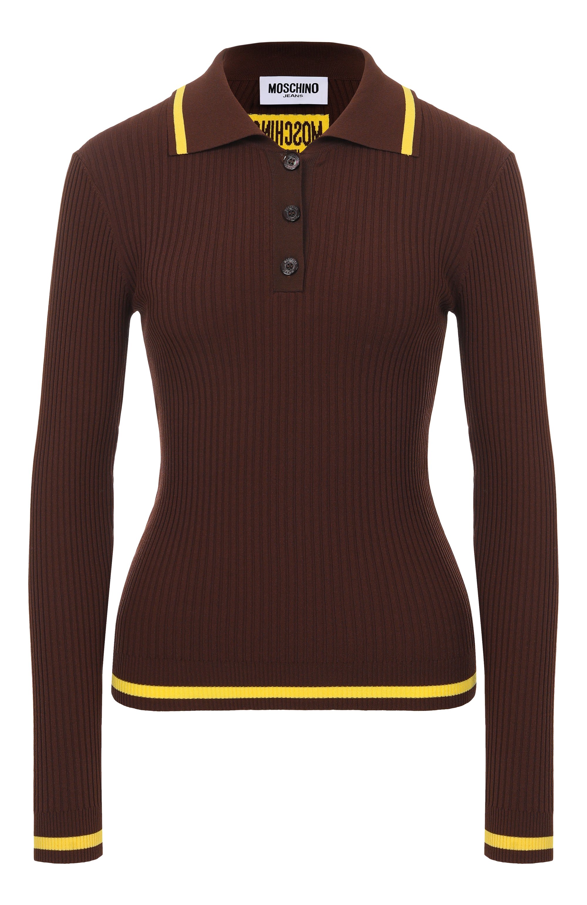 Поло из вискозы M05CH1NO JEANS, арт. J0911/8201, фото 1