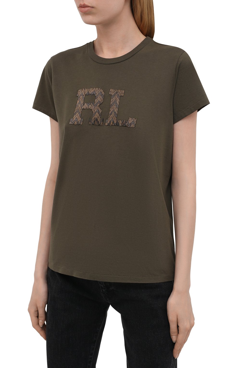 Хлопковая футболка POLO RALPH LAUREN, арт. 211839182, фото 3