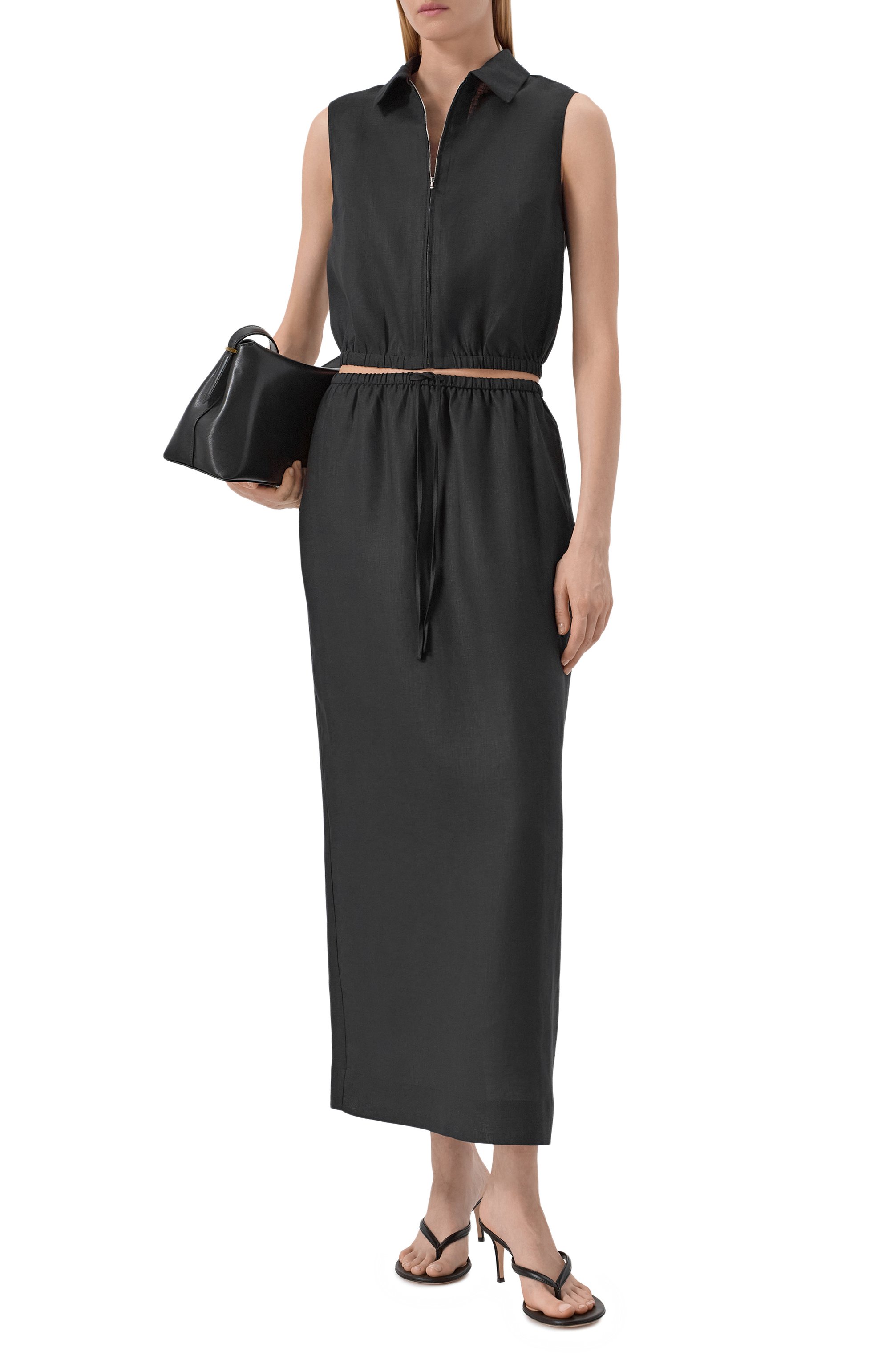 Льняная юбка 12 STOREEZ, арт. 137452, фото 2