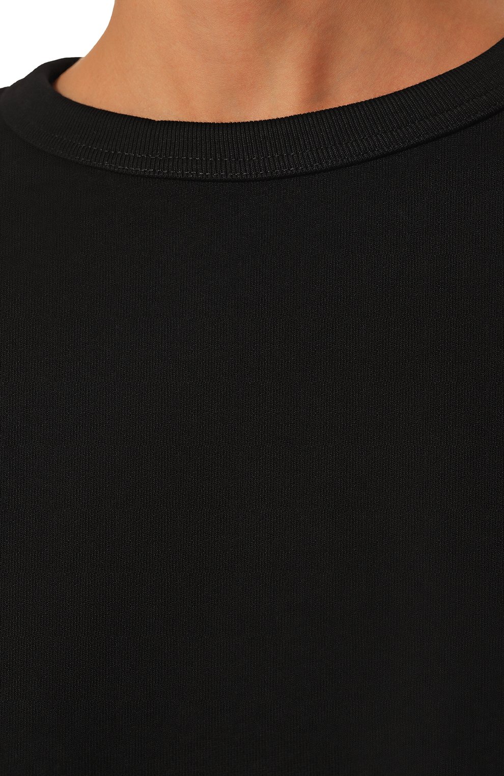 Хлопковый свитшот DRIES VAN NOTEN черного цвета по цене 49200 руб., арт. 222-031131-5611, фото 5 Хлопковый свитшот DRIES VAN NOTEN, арт. 222-031131-5611, фото 5