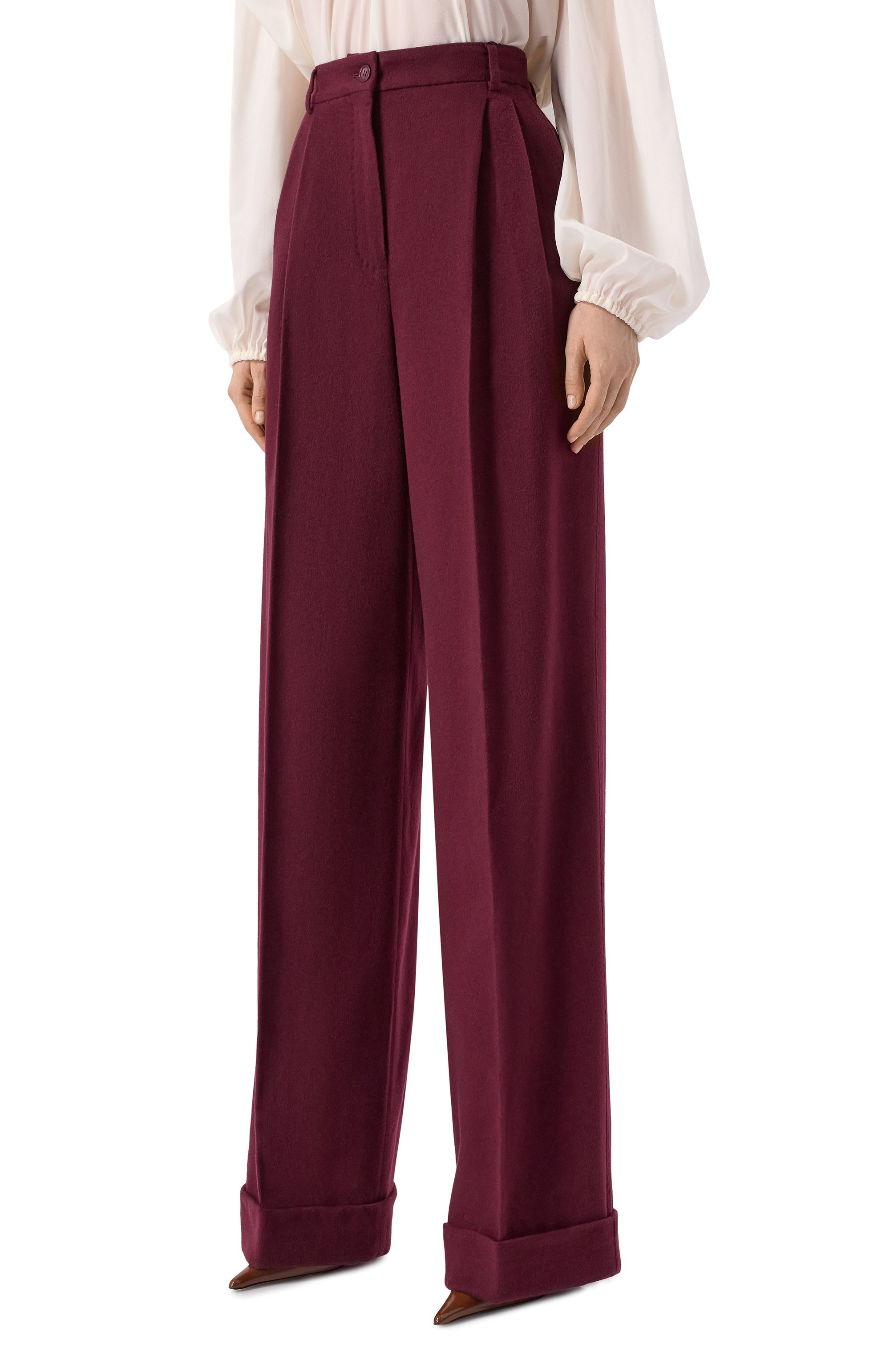 Кашемировые брюки DOLCE & GABBANA, арт. FTBMPT/FU29R, фото 3