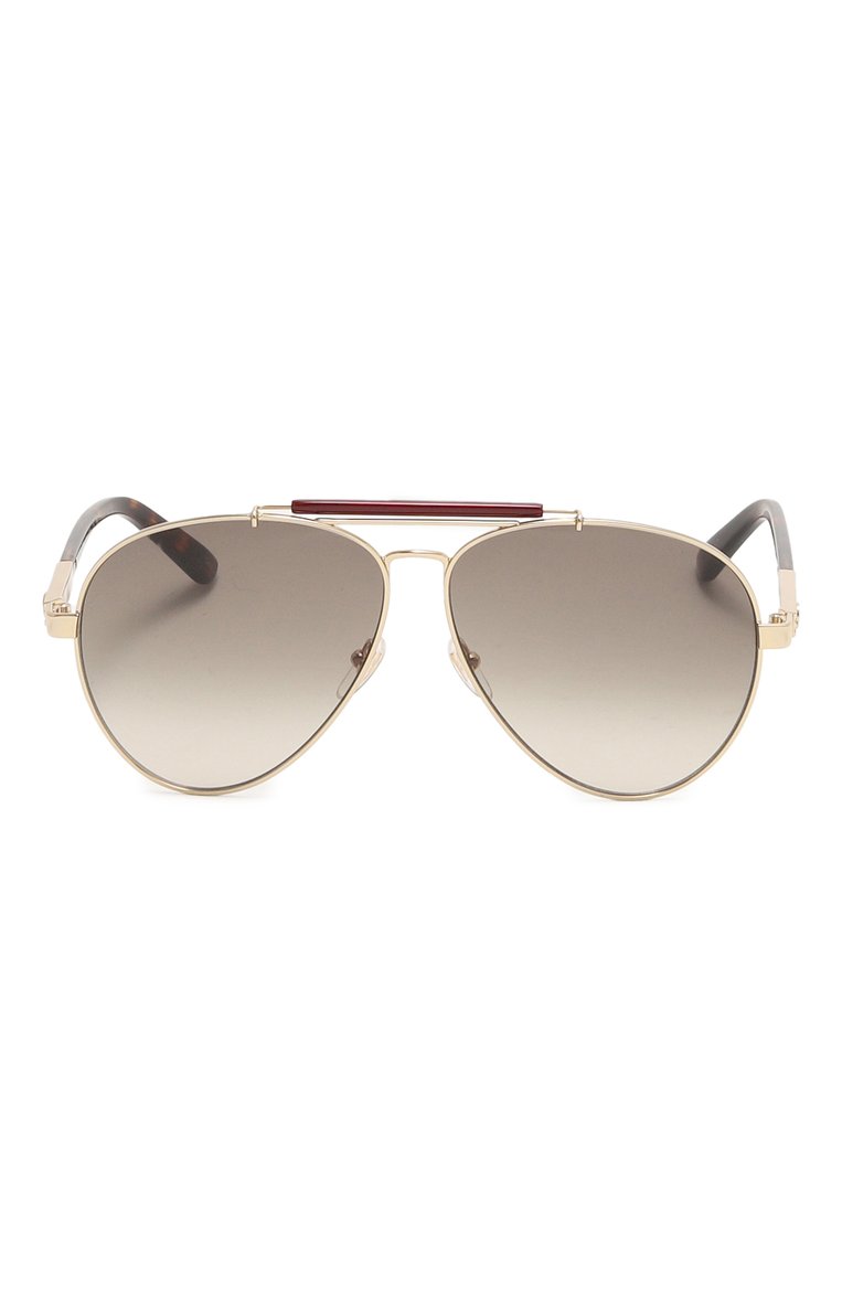 Женские солнцезащитные очки GUCCI коричневого цвета, арт. GG1287S 002 | Фото 3 (Региональные ограничения белый список (Axapta Mercury): Не проставлено; Нос: Не проставлено; Тип очков: С/з; Материал: Металл; Оптика Гендер: оптика-женское; Очки форма: Авиаторы)