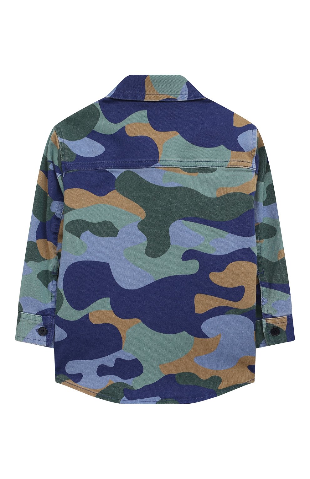 Джинсовая рубашка IL GUFO разноцветного цвета по цене 22600 руб., арт. P22GR176C4085/2A-4A, фото 2 Джинсовая рубашка IL GUFO, арт. P22GR176C4085/2A-4A, фото 2