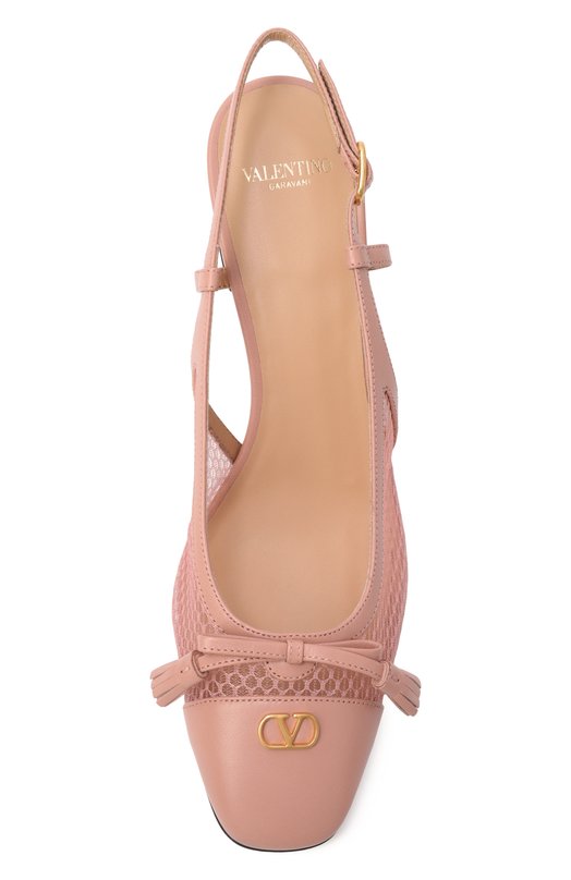 Комбинированные туфли Valet Du Roi 60 Valentino 8W2S0MH9/PDY Бежевый  8W2S0MH9/PDY Фото 6