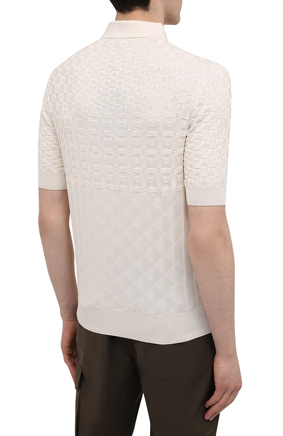 Шелковое поло DOLCE & GABBANA, арт. GXA56T/JASLH, фото 4